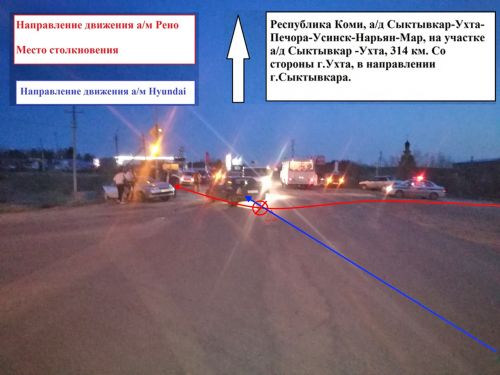 В результате ДТП пострадала водитель Renault